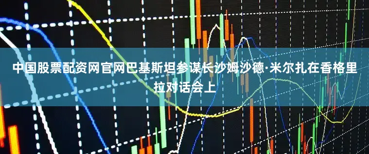 中国股票配资网官网巴基斯坦参谋长沙姆沙德·米尔扎在香格里拉对话会上